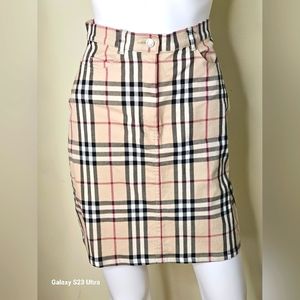 Burberry london skirt